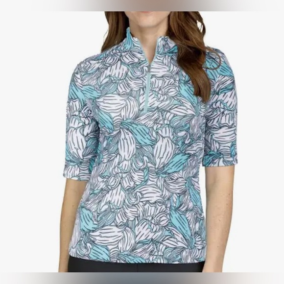 Tail Activewear 1/2 Zip Golf Shirt - Picture 1 of 5